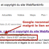 Authorship balisage auteur nofollow serp