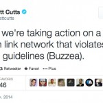 Google pénalise Buzzea (vente d'articles avec liens SEO)