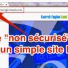Chrome HTTP non sécurisé