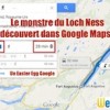 Easter Egg Loch Ness Google Maps