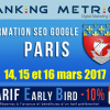 Formation SEO à Paris (mars 2017)