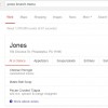 Google menus