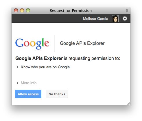 Google+ API Explorer Google+ API Explorer