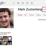 Google+ : comptes certifiés Exemple de compte certifié sur Google Plus