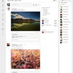 Interface pages Google Plus