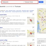 L'interface de Google+ Local