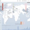 Carte attaques DDoS