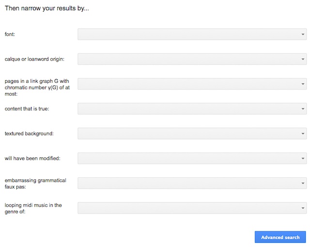 La recherche ultra avancée sur Google (fin) Les options de recherche avancée sur Google