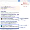 Résultats privés Google