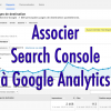 Association Google Analytics et Search Console