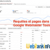 Mots-clés Google Webmaster Tools