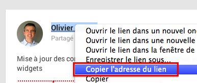 ID numérique profil Google+