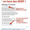 Paroles chansons SERP Google