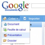 Google Présentations, une sorte de Powerpoint en ligne et gratuit