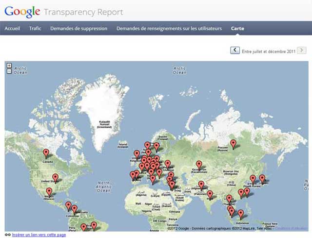Rapport transparence France