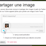 Inclure une image dans Twitter