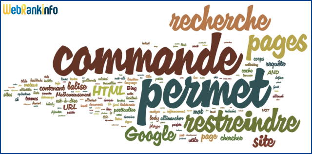Le guide WebRankInfo des commandes des moteurs de recherche