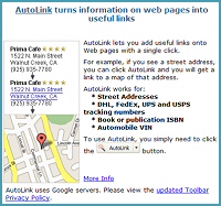 La grogne contre AutoLink (Google Toolbar)
