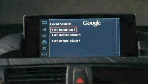 BMW ConnectedDrive avec Google Maps