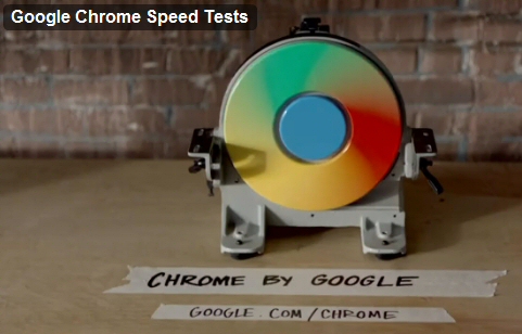 Vidéo des tests de vitesse de Chrome5