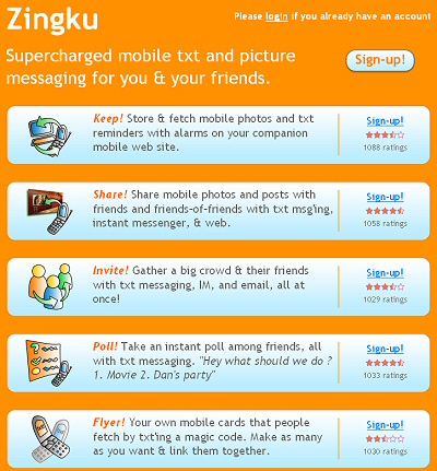 Zingku (service de NetWorking pour mobile)