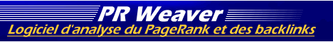 Logiciel d'analyse du PageRank et des backlinks