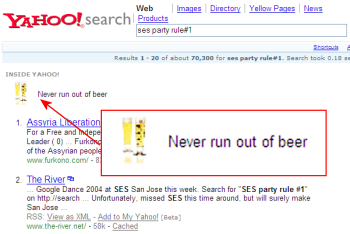Yahoo! se moque de Google