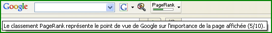 Affichage du PageRank non tronqué dans Firefox