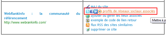 Lien vers le bon formulaire