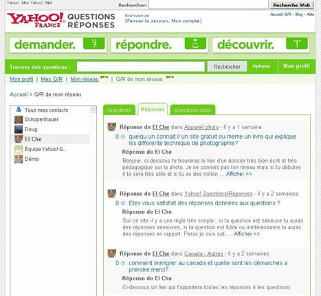 Yahoo! Questions/Réponses veut développer les réseaux de connaissances