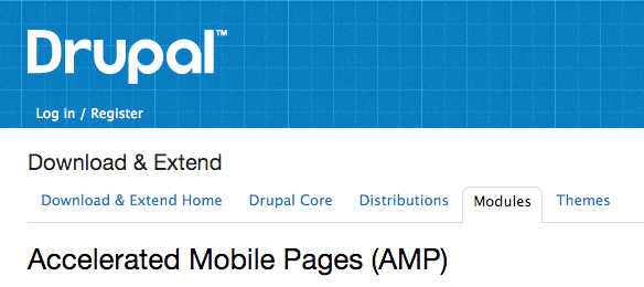 Module AMP Drupal