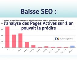 SEO : l'analyse des pages actives sur 1 an