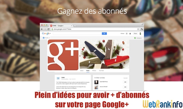 Augmenter followers Google Plus