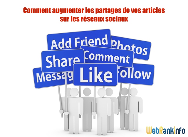 Augmenter partages sur réseaux sociaux