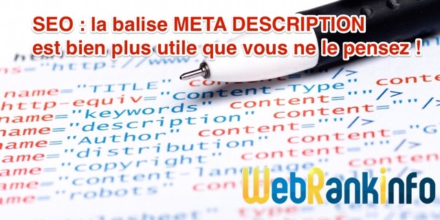 Balise meta description utile SEO