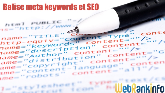 Balise meta keywords