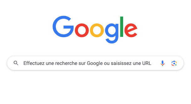 bouton J'ai de la chance absent de Google