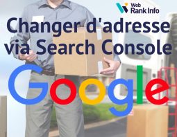 Outil Search Console migration de site