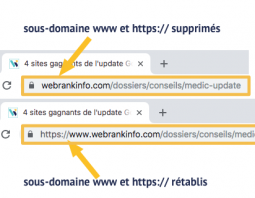 Astuce pour afficher l'URL complète dans Chrome