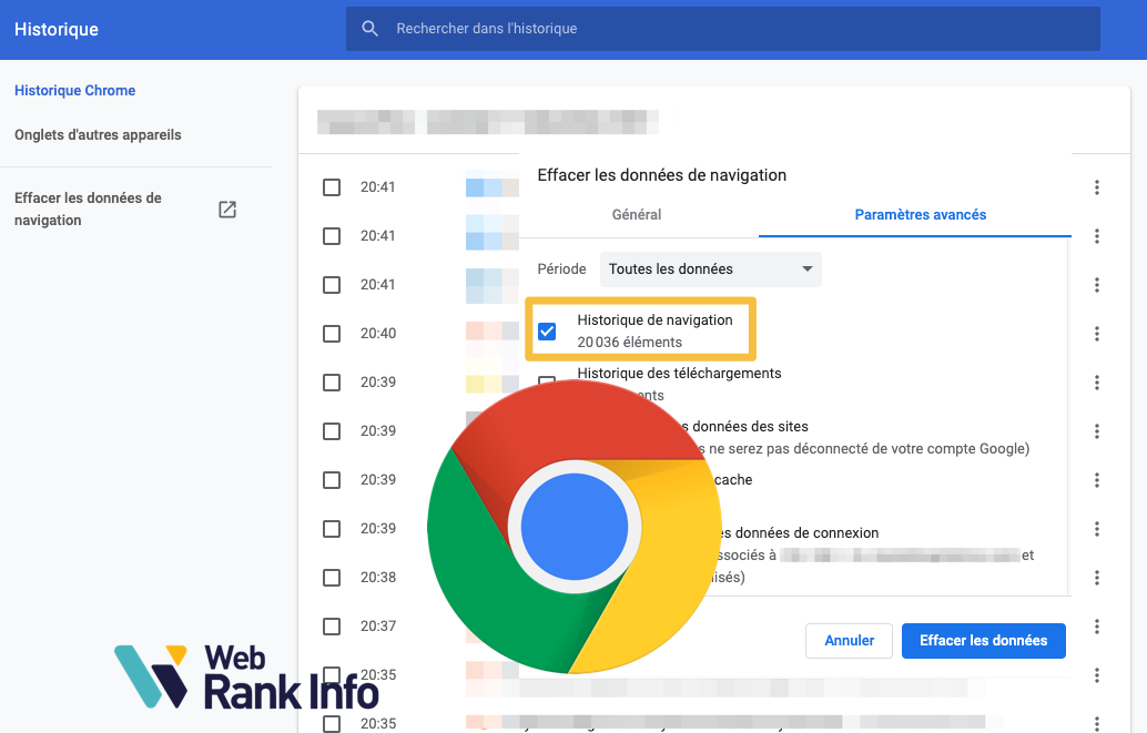 Où trouver un historique de toutes mes commandes ?