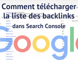 Comment télécharger les backlinks dans search console