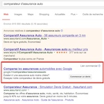 Vers la fin du comparateur d'assurance auto sur google.fr ?