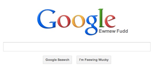 Easter Egg Google Elmer Fudd