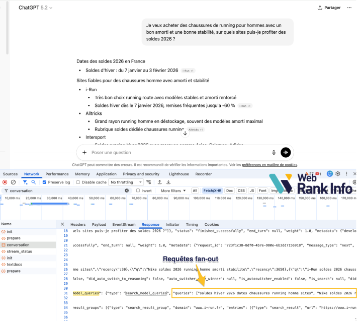 Requêtes fan-out ChatGPT