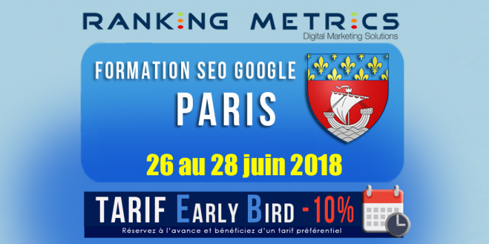Formation SEO Paris juin 2018