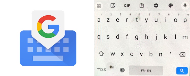 le clavier Google Gboard