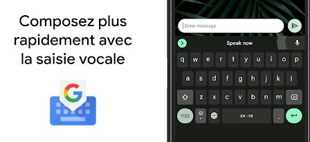 saisie vocale clavier Gboard