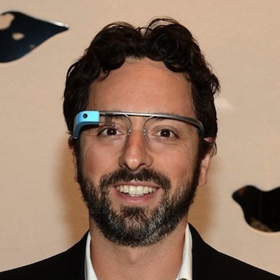 Google Glass Sergey Brin