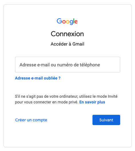 connexion Gmail