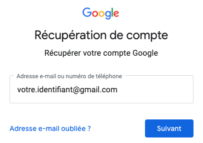 Comment récupérer son mot de passe Gmail si on l'a oublié ?